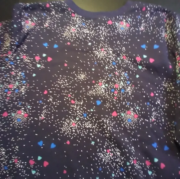 Woman Within Heart Design Sweatshirt Size 4x Colorful Festive Casual - Picture 9 of 9